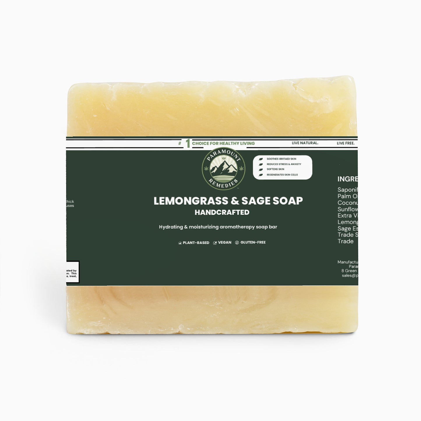 Lemongrass & Sage Soap